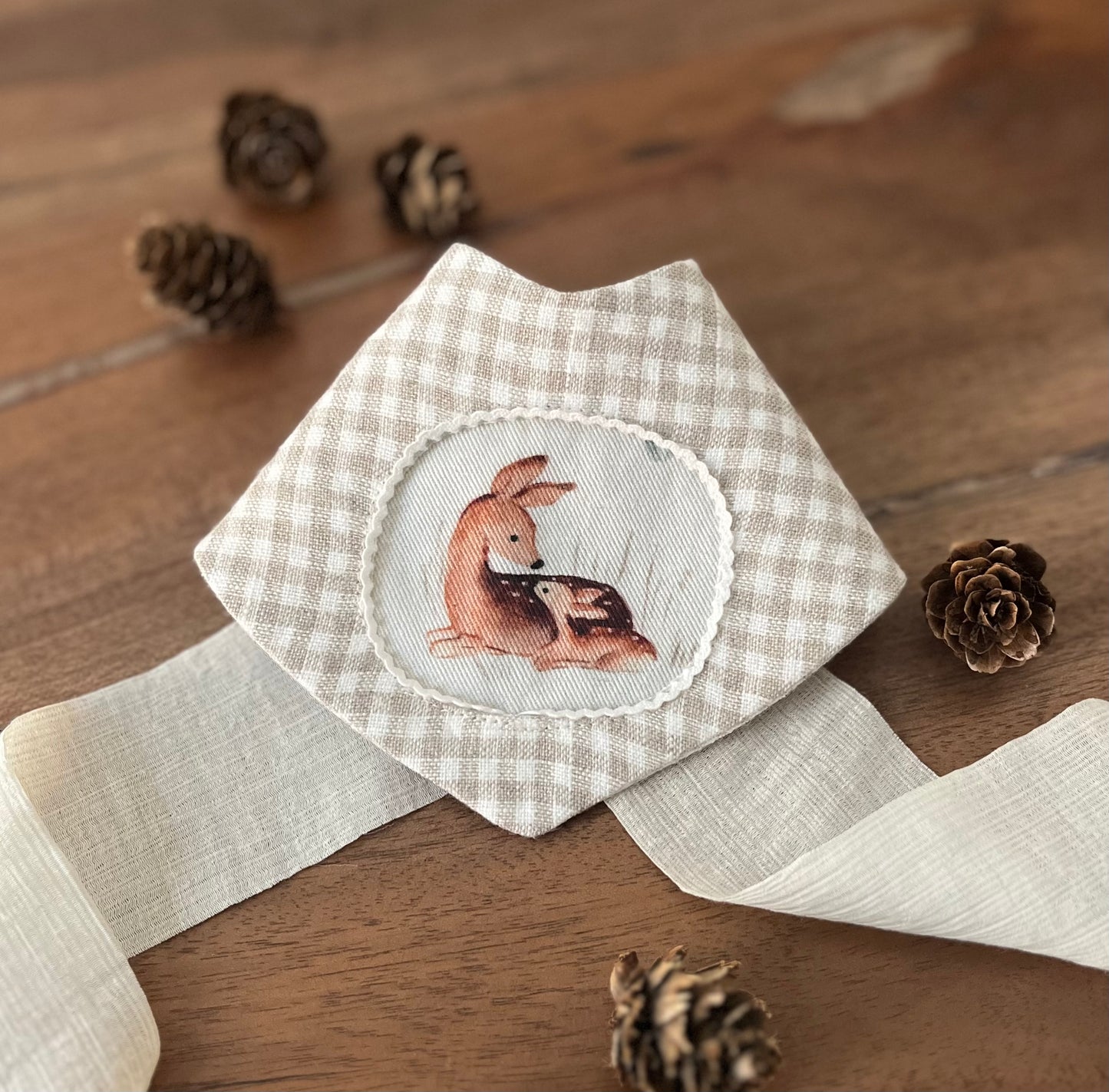 Mama & Me Linen Bandana