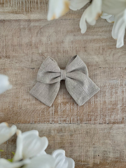Barley Linen Sailor Bow