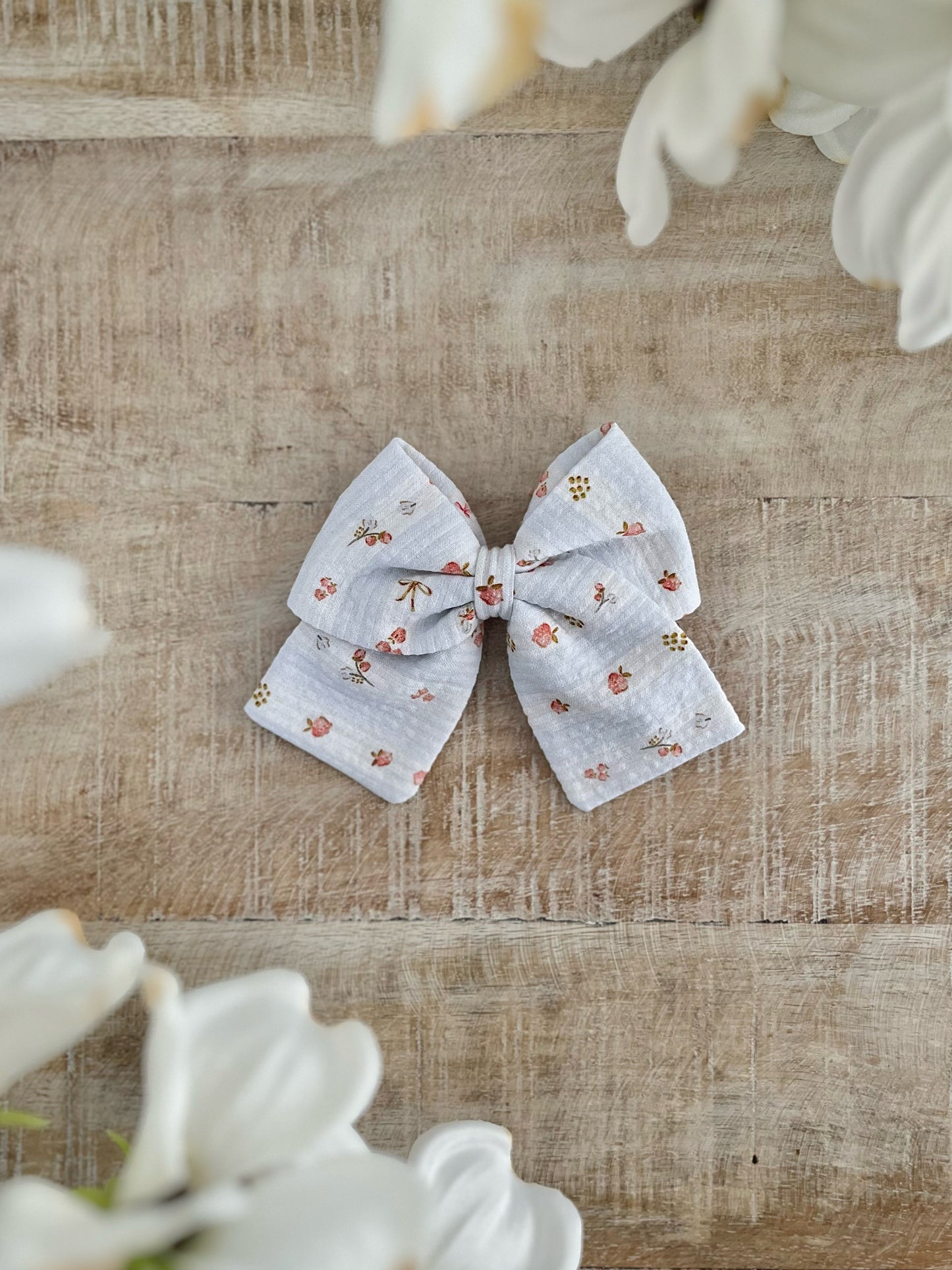 Berry Stripe - Blue Sailor Bow