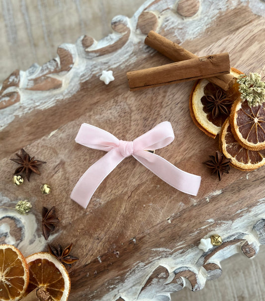 Candy Floss Velvet Hair Bow
