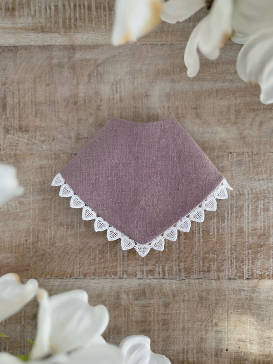 Strawberry Puff Linen Bandana