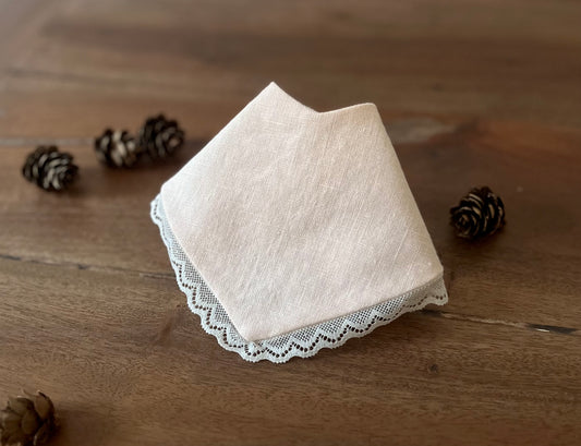 Marshmallow Linen Bandana