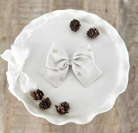 Mint Hearts Sailor Bow