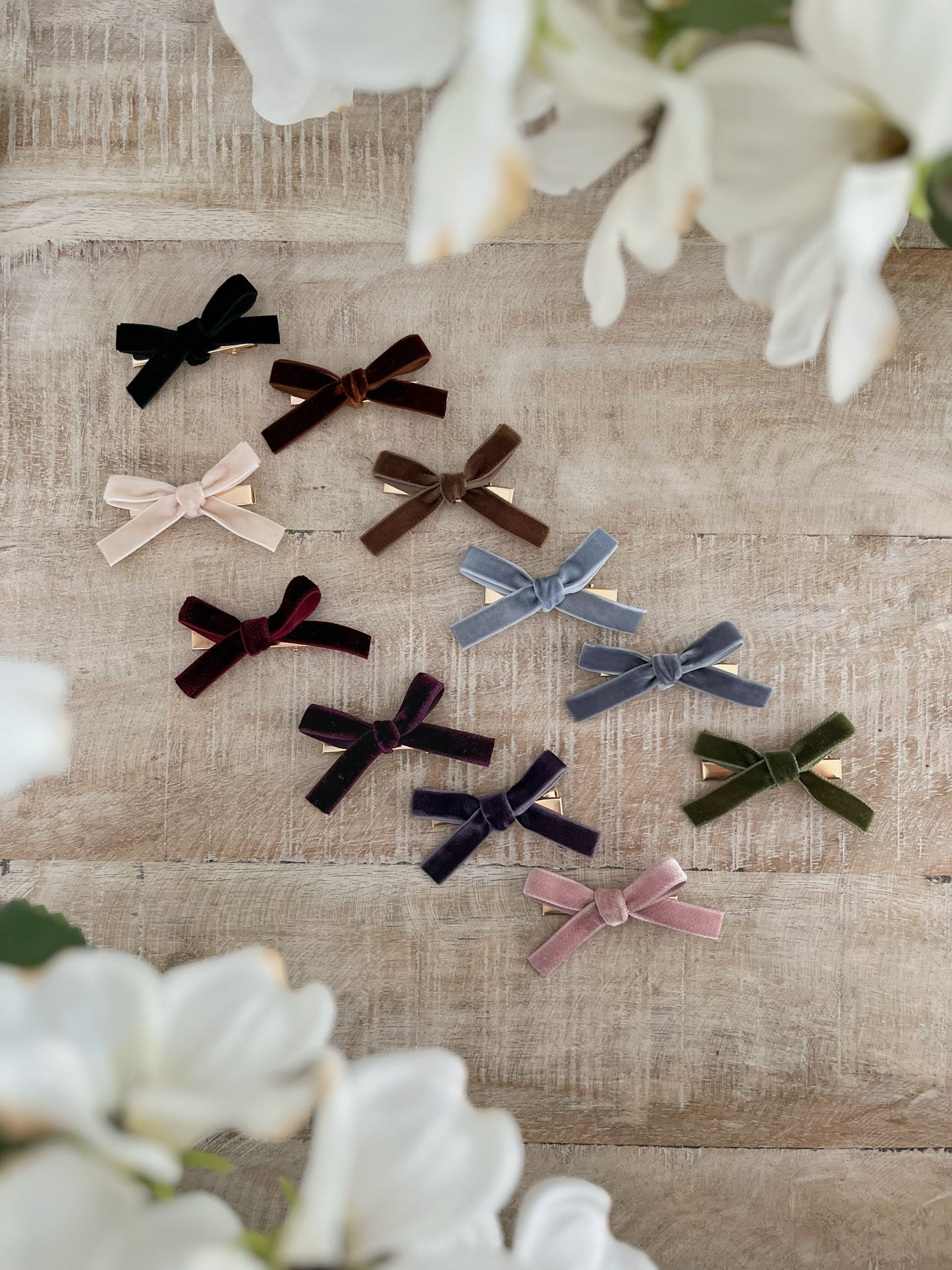 Velvet Hair Bows