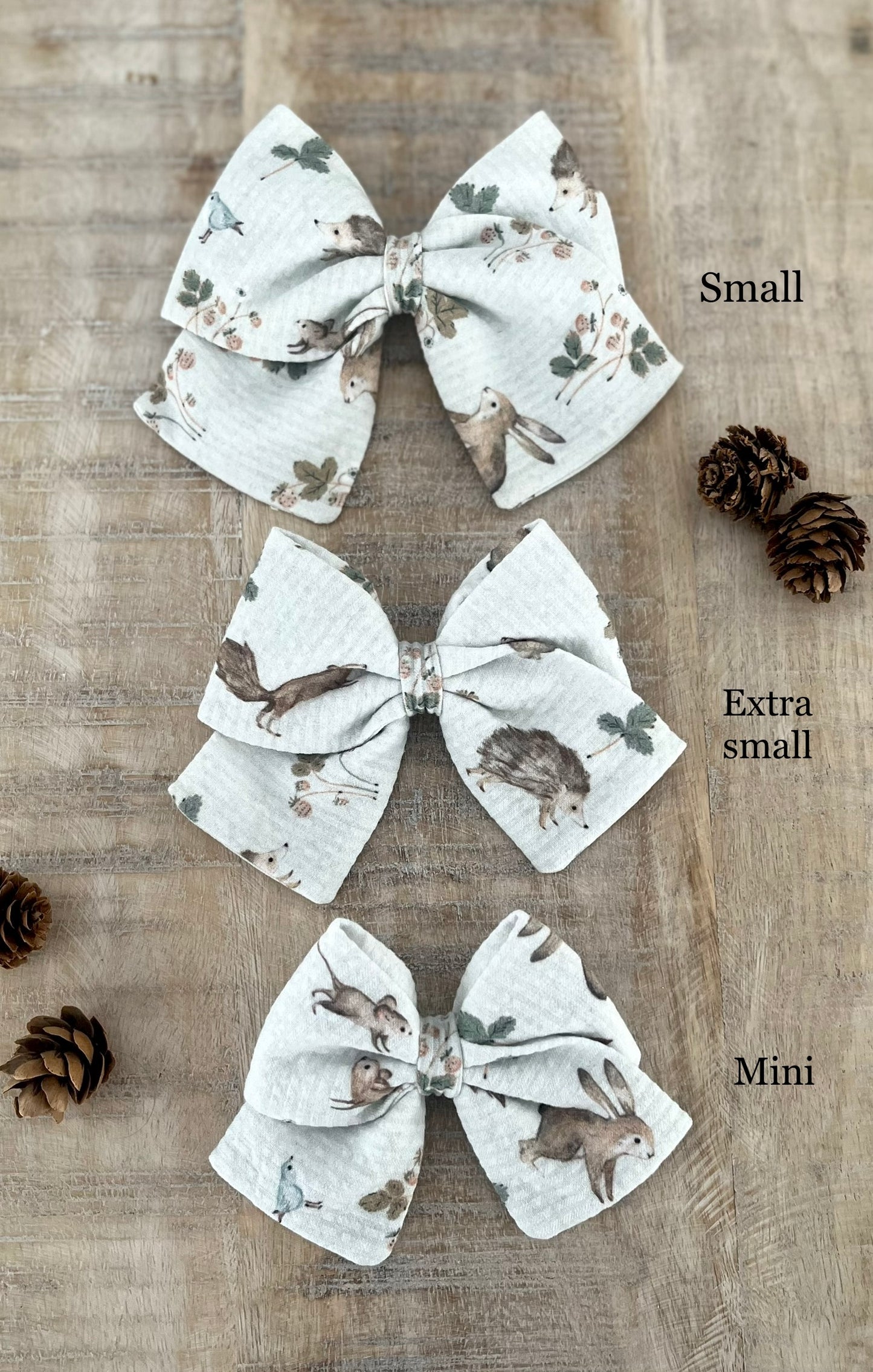 Forest Friends Sailor Bow