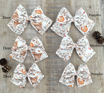 Autumn Forest Sailor Bow