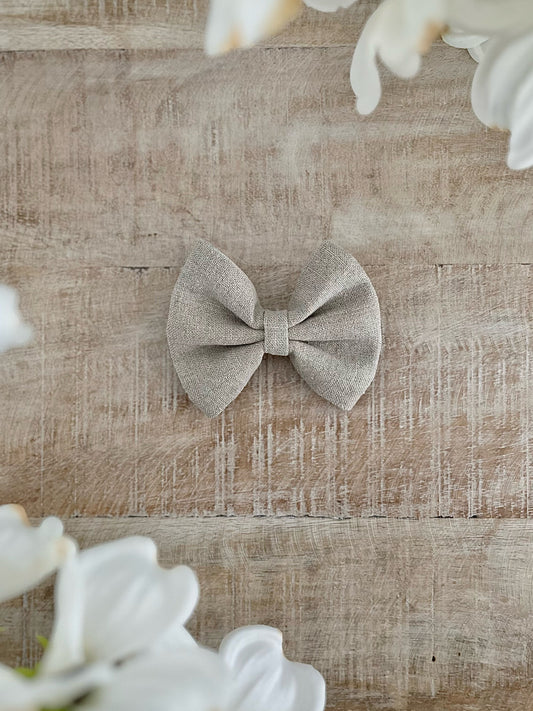 Barley Linen Bow Tie