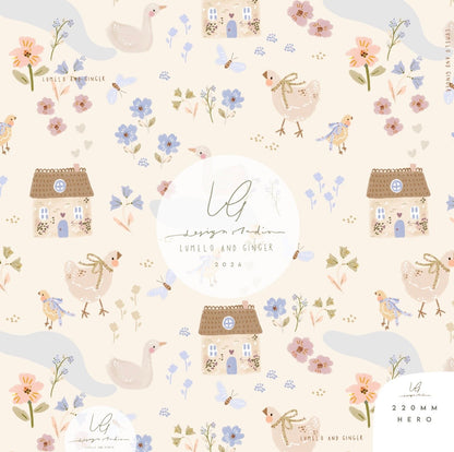 Cottage Pottering Bow Tie