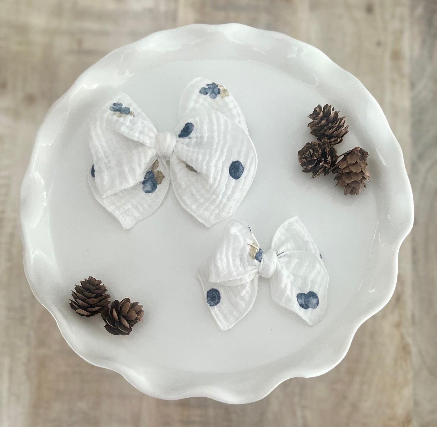 Blueberries Fable Hair Bow