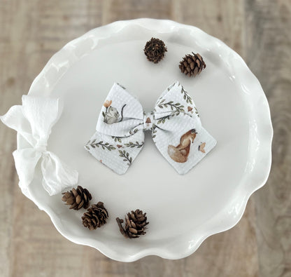 Forest Wreaths Sailor Bow