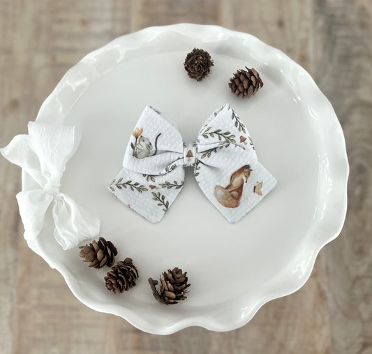 Forest Wreaths Sailor Bow