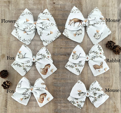 Forest Wreaths Sailor Bow