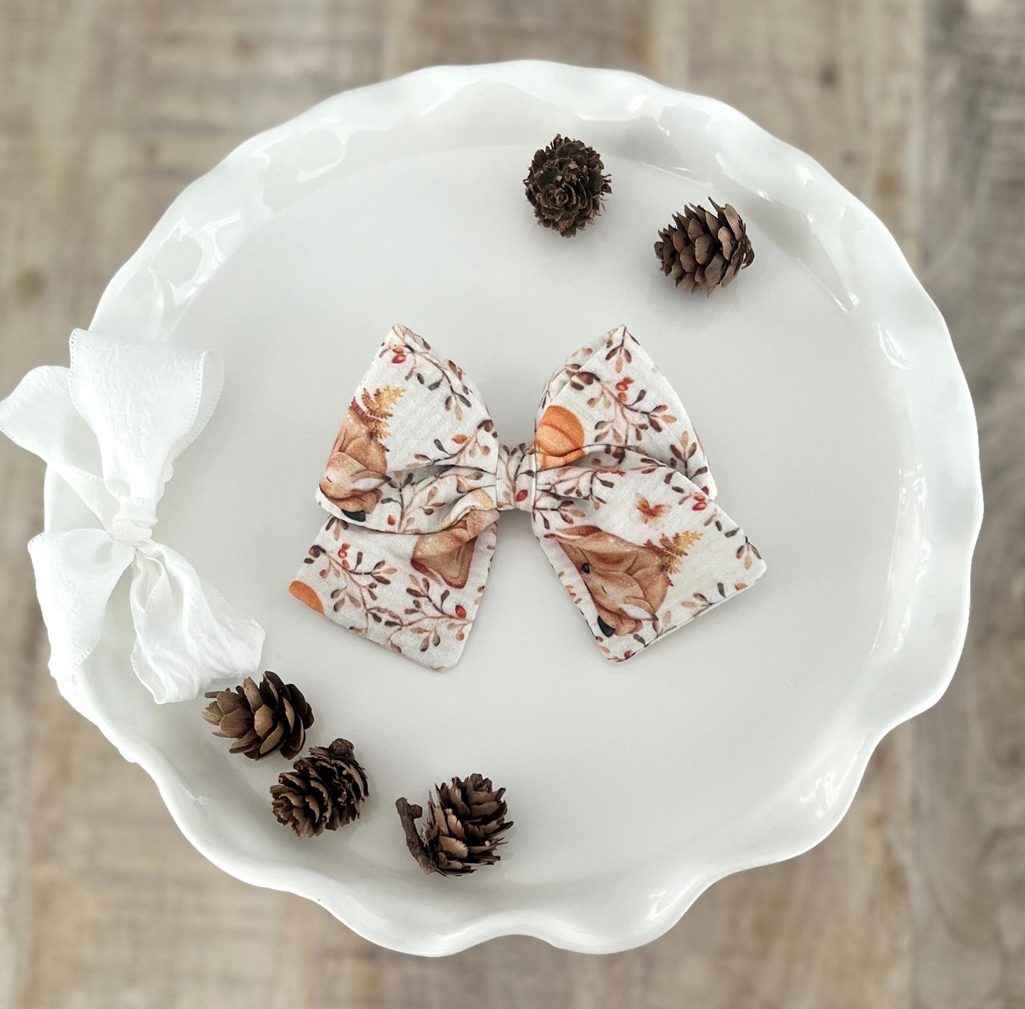 Autumn Forest Sailor Bow