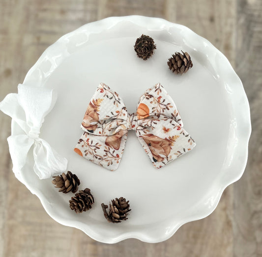 Autumn Forest Sailor Bow