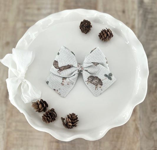 Forest Friends Sailor Bow